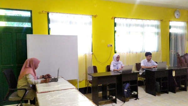 Pelaksanaan ANBK SMALB Hari Pertama SLB ABCD Muhammadiyah Palu